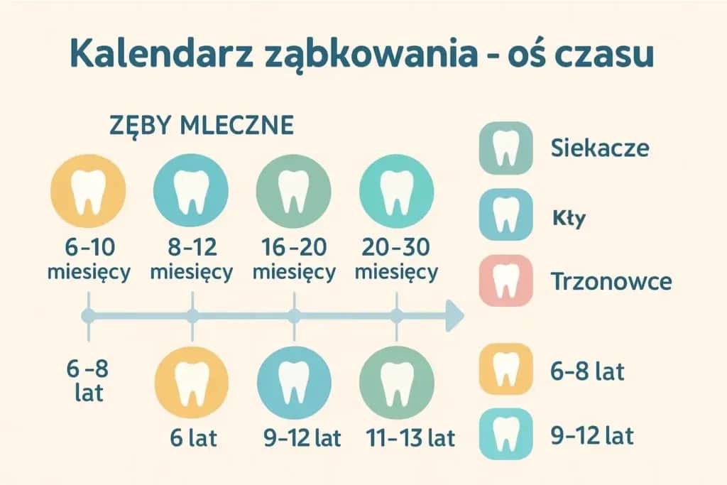 Ile zębów mlecznych? Przewodnik dla rodziców: ząbkowanie i pielęgnacja.